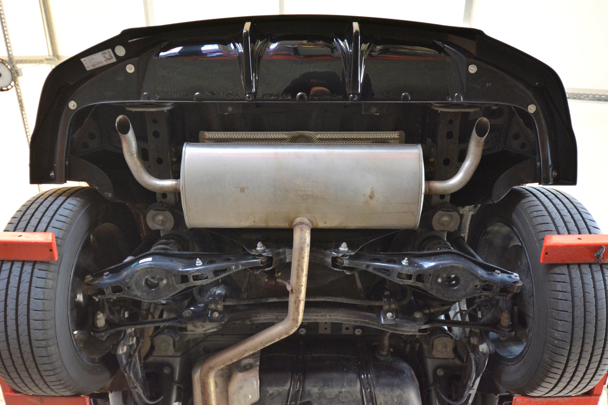 Prelungire splitter bara spate MG HS Mk2 2024- v1 - Maxton Design