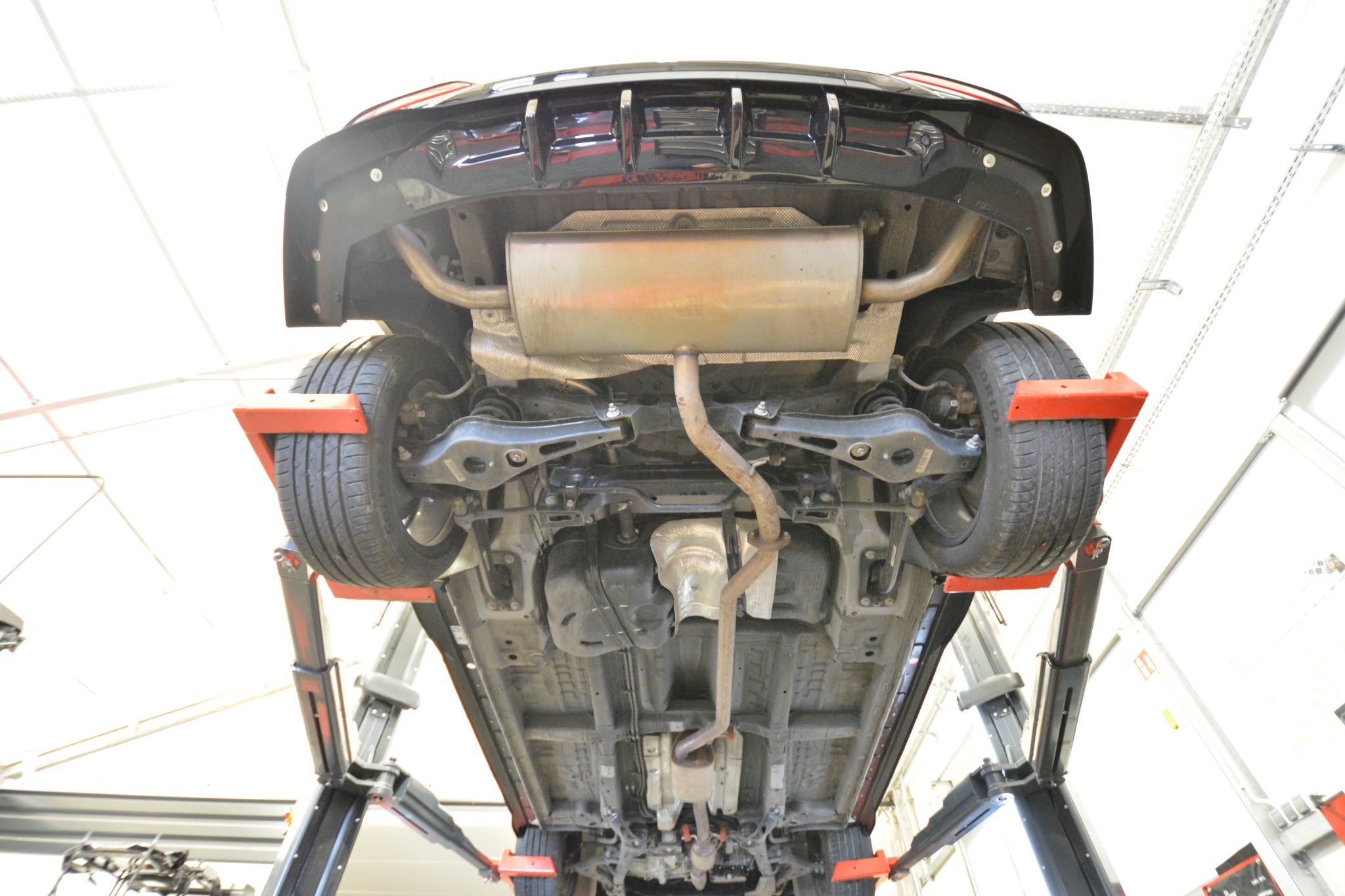 Prelungire splitter bara spate MG HS Mk1 Facelift 2020-2025 v1 - Maxton Design