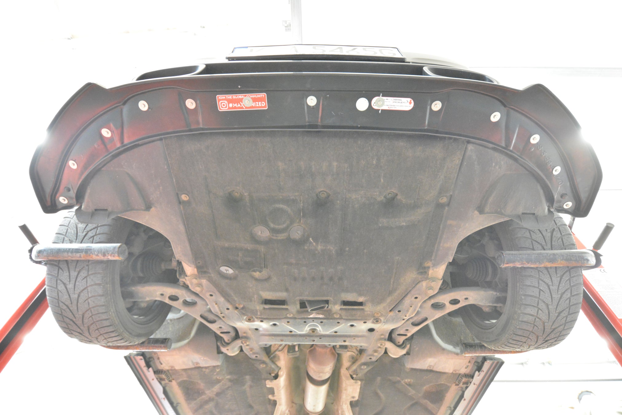 Prelungire splitter bara fata Mini Cooper S Mk3 F56 2014-2017 v1 - Maxton Design