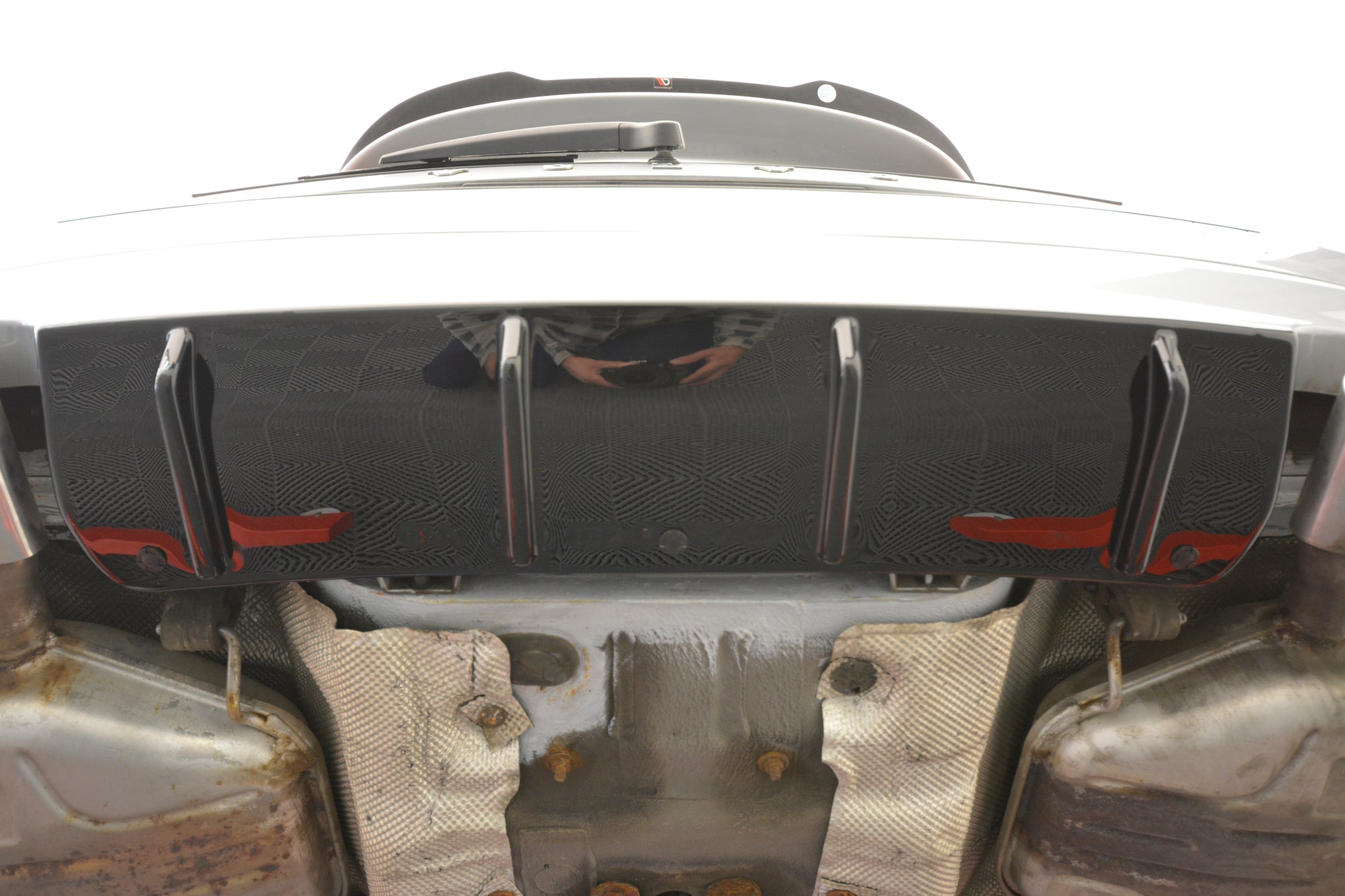 Prelungire difuzor bara spate Volvo V70 Mk3 2007-2013 v2 - Maxton Design