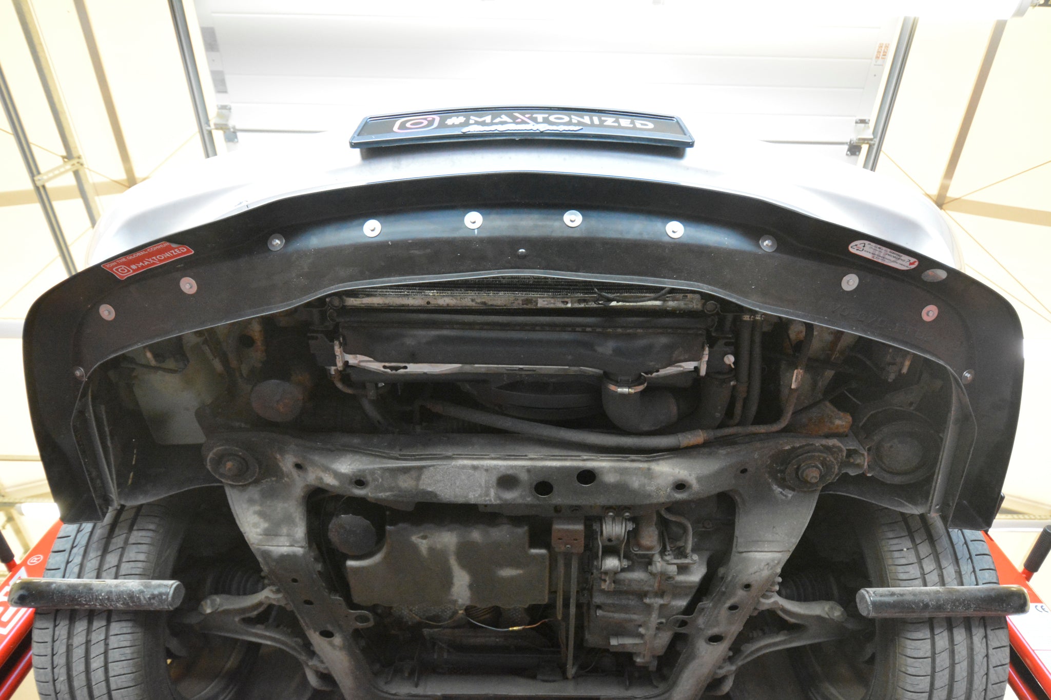 Prelungire splitter bara fata Volvo C70 Mk1 1997-2005 v1 - Maxton Design