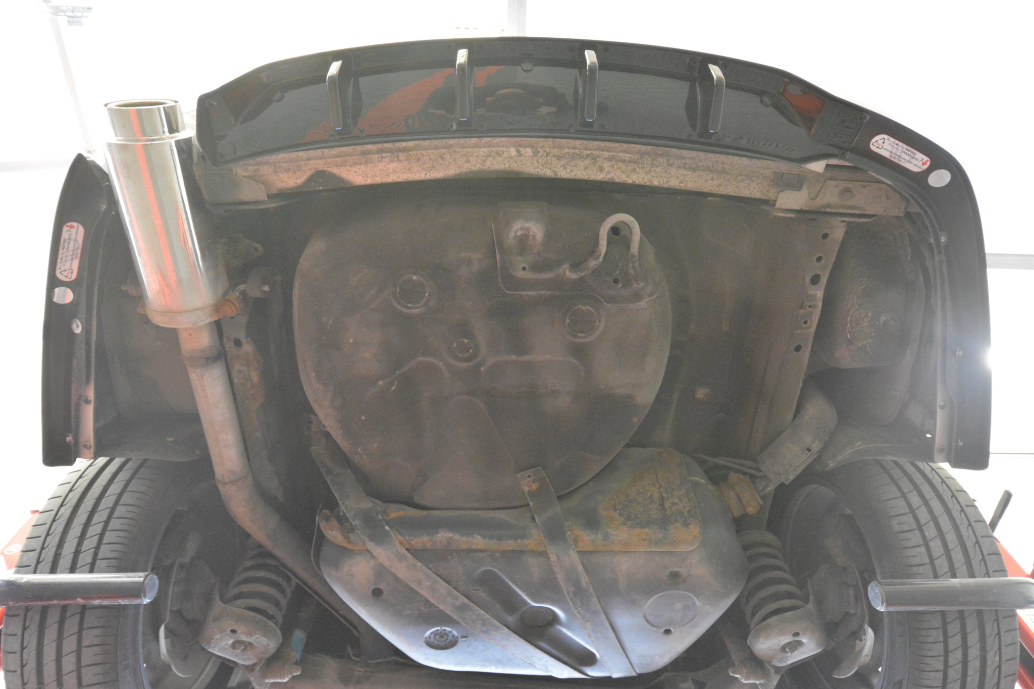 Prelungire splitter bara spate Volvo C70 Mk1 1997-2005 v1 - Maxton Design