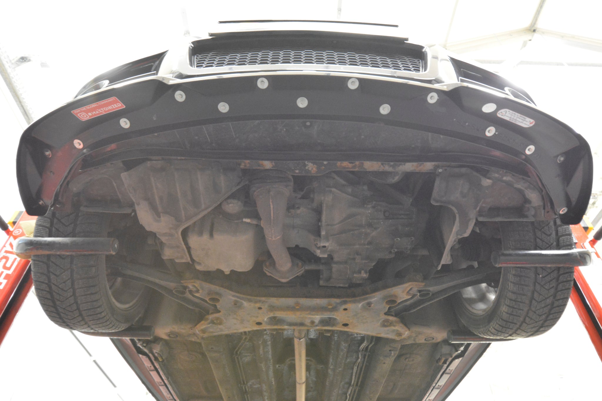 Prelungire splitter bara fata Suzuki Swift Mk4 Sport 2005-2010 v1 - Maxton Design