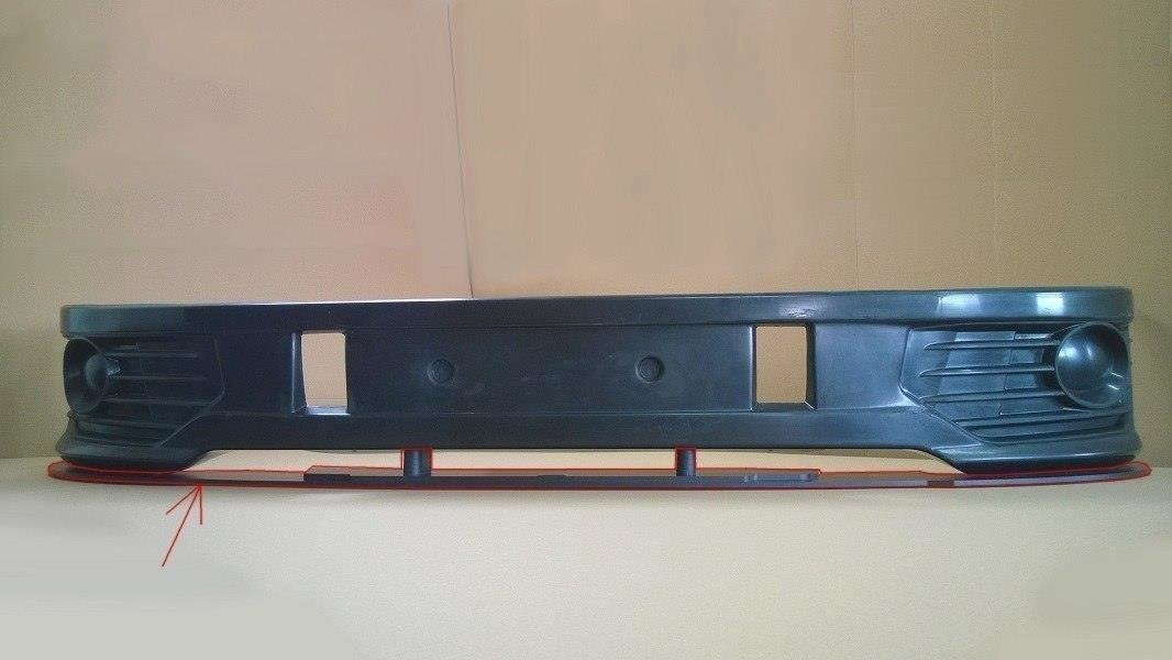 Prelungire splitter bara fata Volkswagen T5 Sportline 2003-2015 v1 - Maxton Design