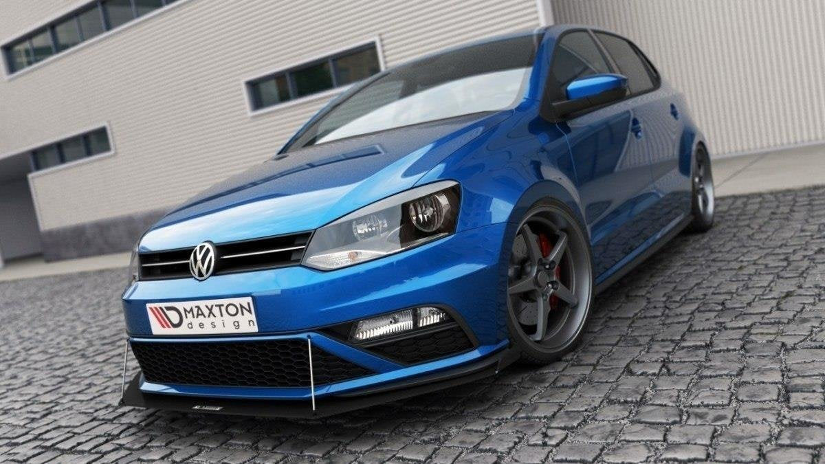 Prelungire splitter bara fata Volkswagen Polo Mk5 GTI Facelift 2015-2018 v6 - Maxton Design