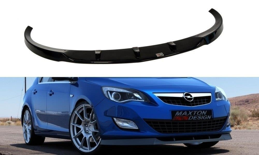 Prelungire splitter bara fata Opel Astra J 2009-2012 v2 - Maxton Design
