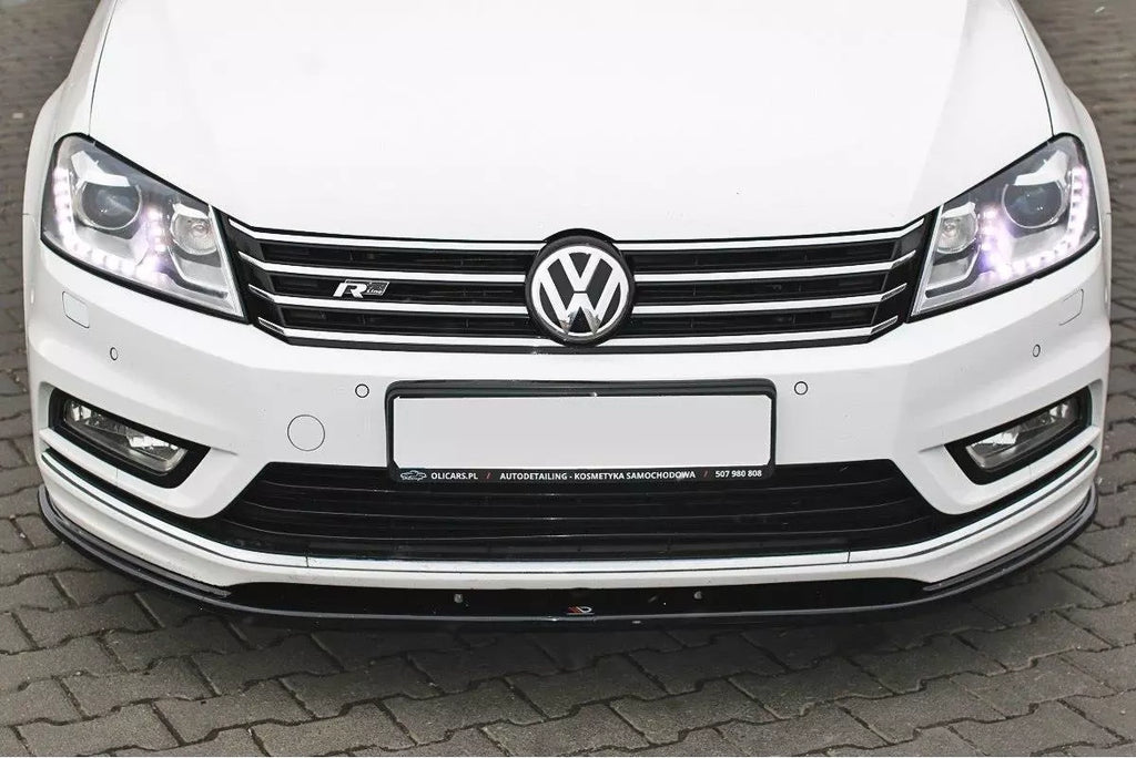 Prelungire splitter bara fata Volkswagen Passat 7 R-Line 2010-2014 v7 - Maxton Design