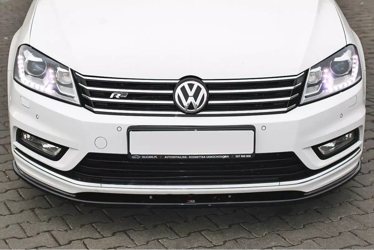 Prelungire splitter bara fata Volkswagen Passat 7 R-Line 2010-2014 v7 - Maxton Design