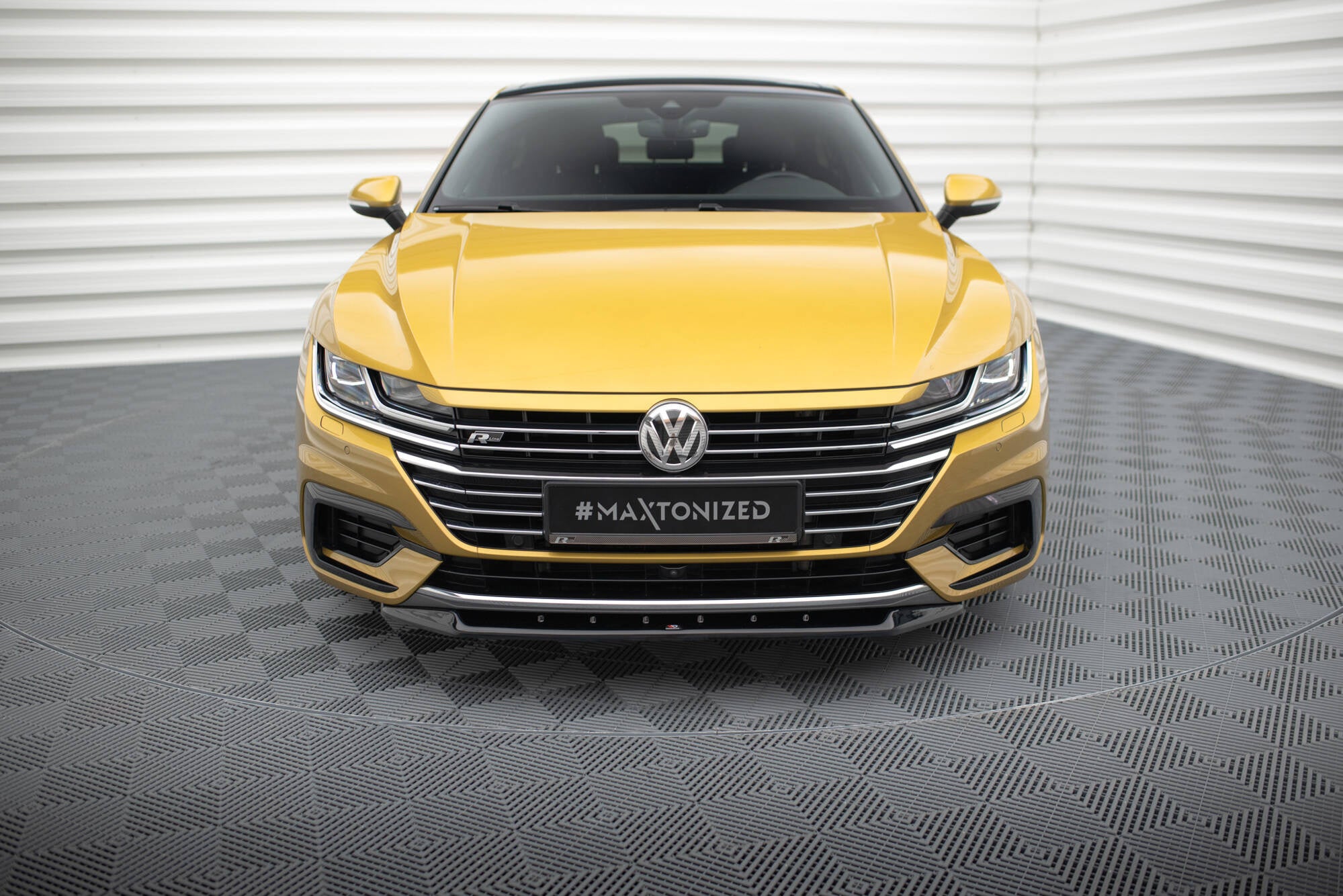 Prelungire splitter bara fata Volkswagen Arteon 2017- v2 - Maxton Design