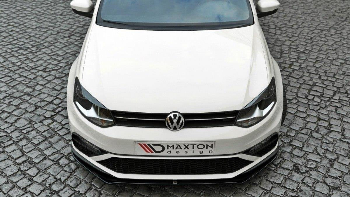 Prelungire splitter bara fata Volkswagen Polo Mk5 GTI Facelift 2015-2018 v2 - Maxton Design