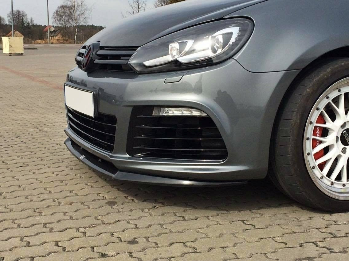 Prelungire splitter bara fata Volkswagen Golf 6 R Cupra Look 2008-2012 v9 - Maxton Design