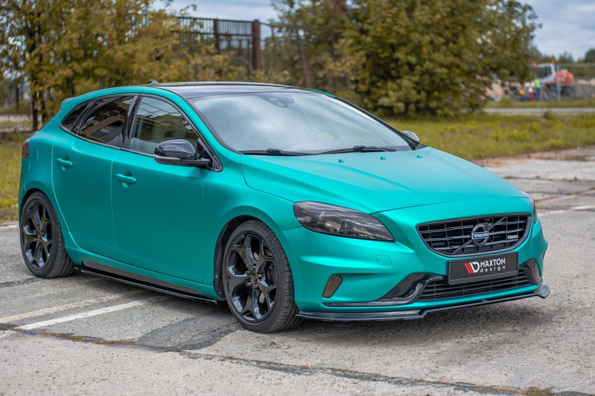 Prelungire splitter bara fata Volvo V40 R-Design 2012-2019 v1 - Maxton Design