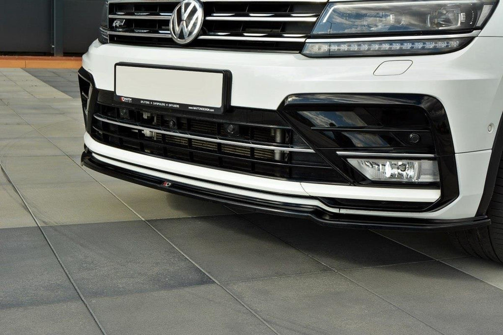 Prelungire splitter bara fata Volkswagen Tiguan Mk2 R-Line 2015- v1 - Maxton Design