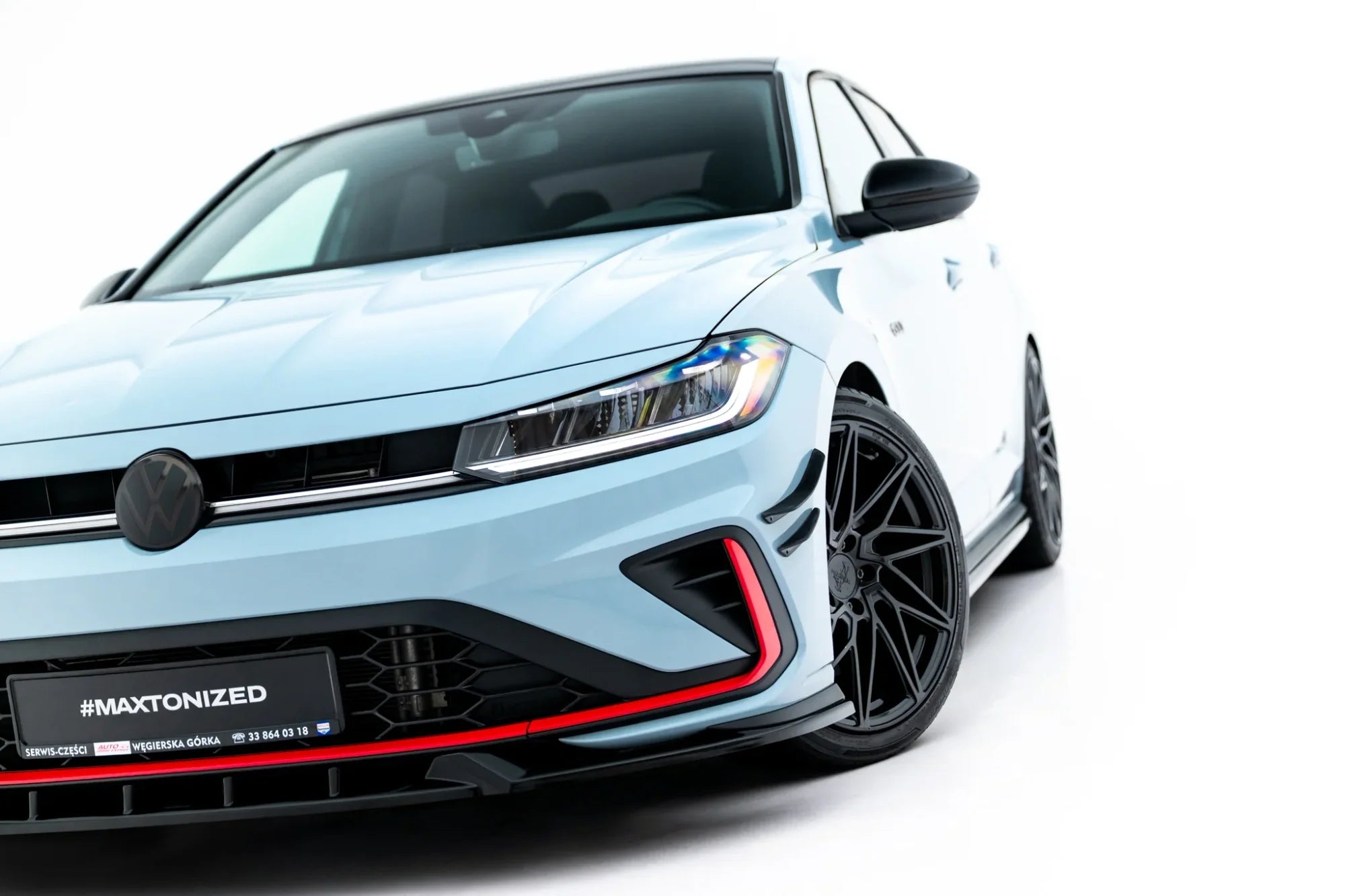 Prelungire splitter bara fata Canards aripioare Volkswagen Jetta GLI Mk7 Facelift 2  - Maxton Design