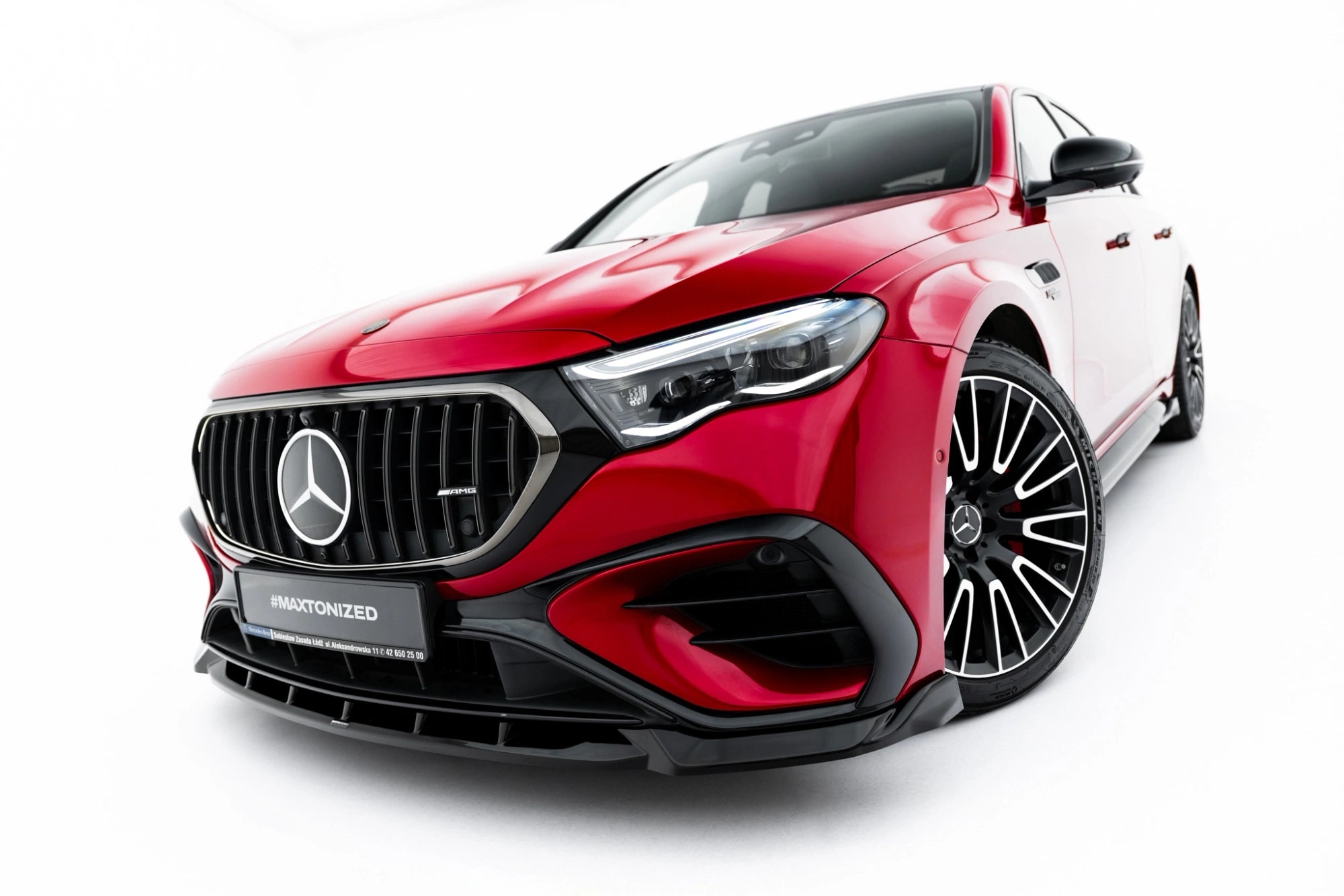 Prelungire splitter bara fata Mercedes-AMG E53 Sedan / Estate W214 - Maxton Design