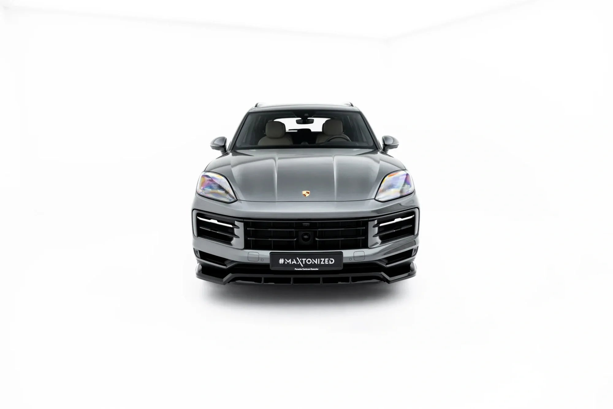 Prelungire splitter bara fata Porsche Cayenne SUV / Coupe Mk3 Facelift - Maxton Design