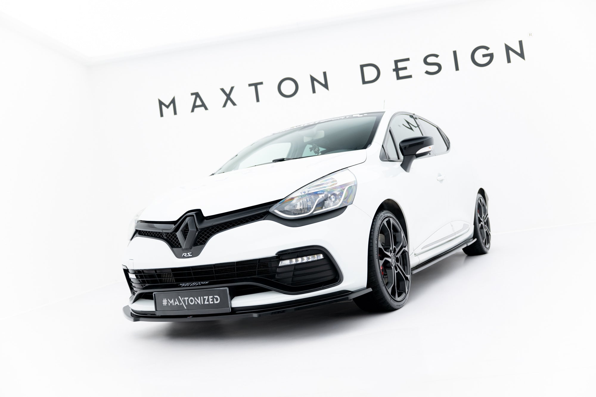 Prelungire splitter bara fata Renault Clio Mk4 RS 2012-2019 v3 - Maxton Design