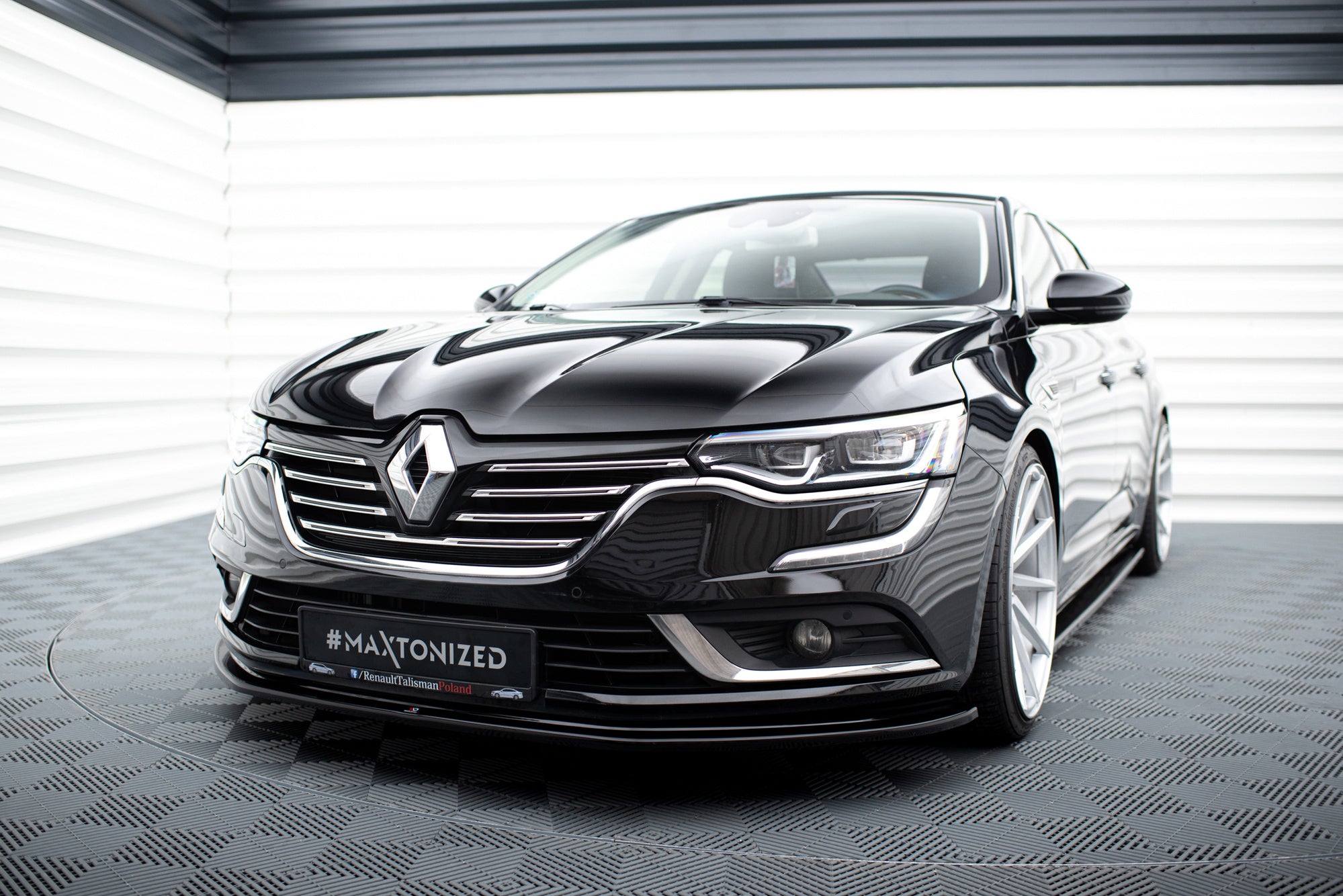 Prelungire splitter bara fata Renault Talisman 2015- v1 - Maxton Design
