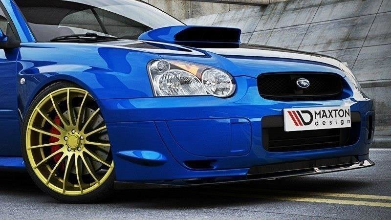 Prelungire splitter bara fata Subaru Impreza WRX STI Blobeye 2003-2006 v3 - Maxton Design