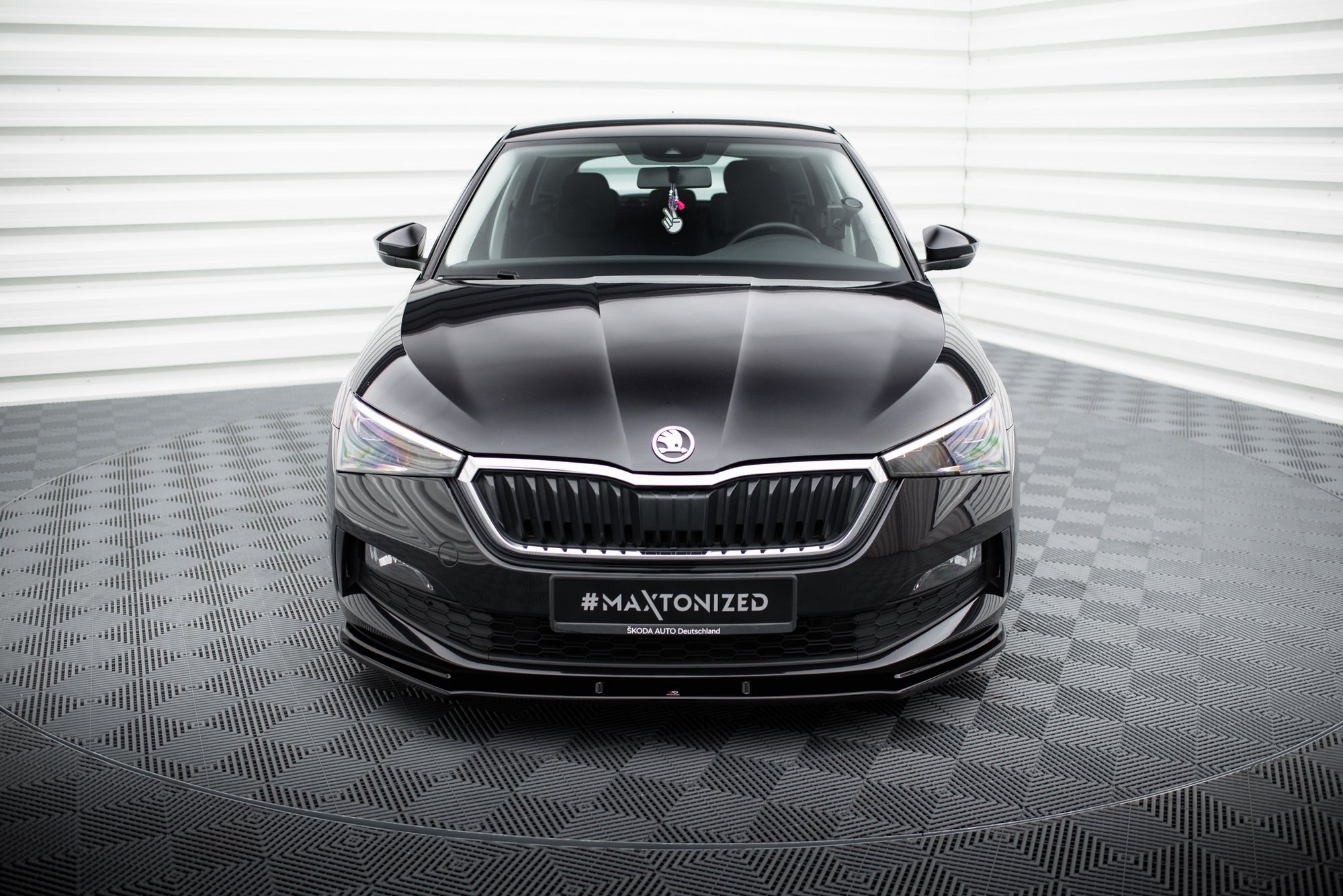 Prelungire splitter bara fata Skoda Scala 2018- v1 - Maxton Design