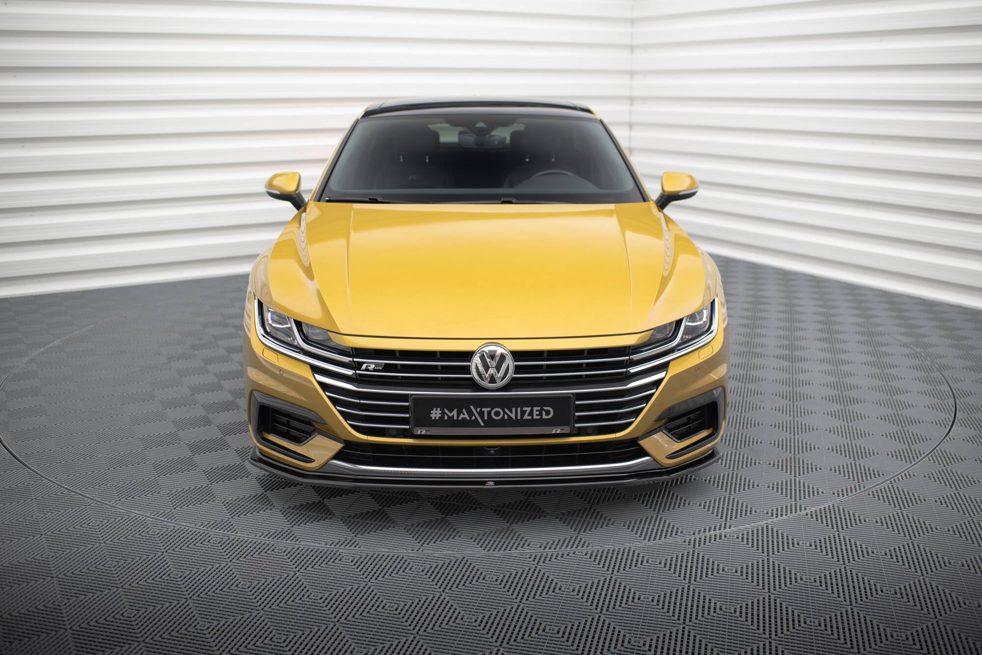 Prelungire splitter bara fata Volkswagen Arteon 2017- v1 - Maxton Design