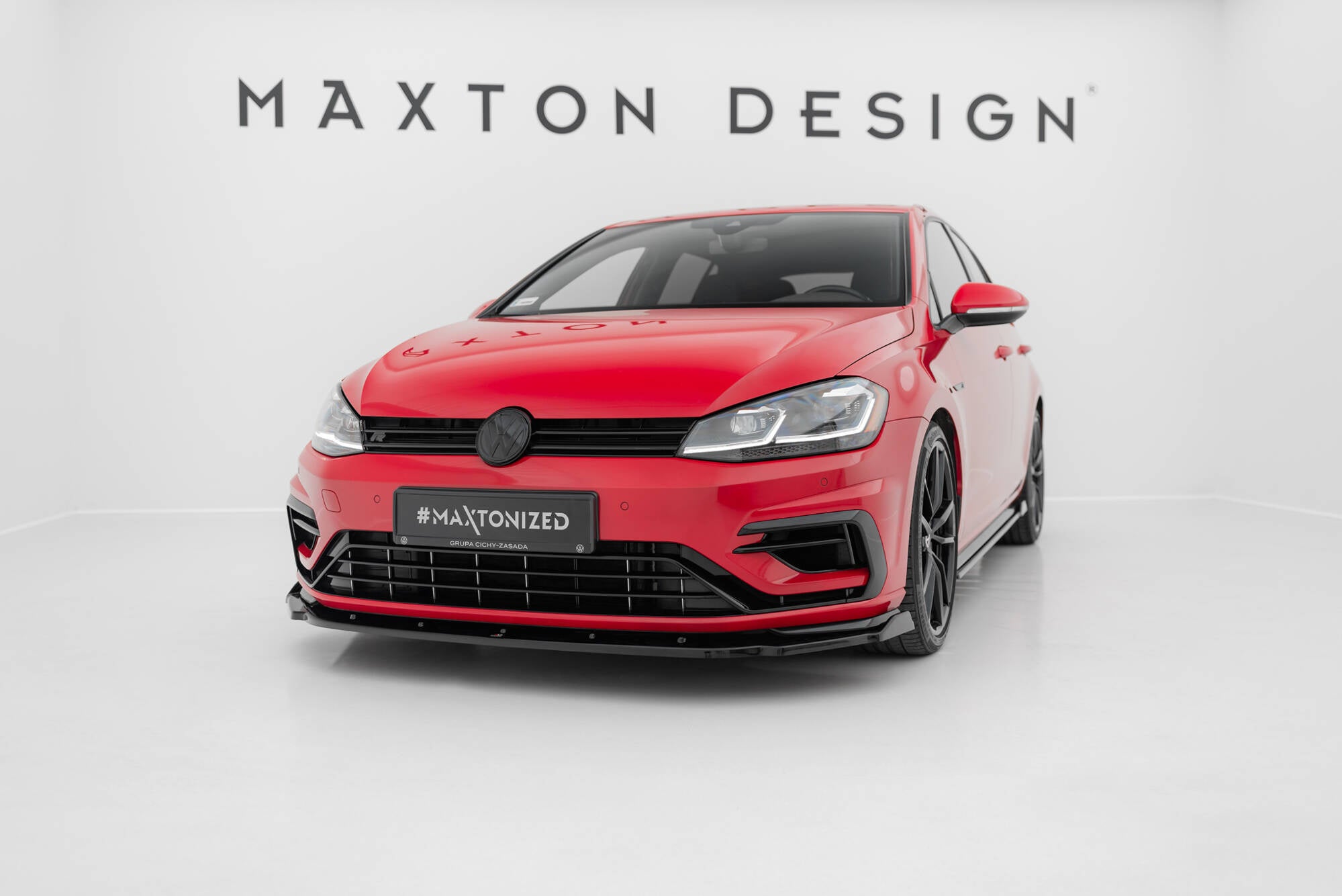 Prelungire splitter bara fata Volkswagen Golf 7 R Facelift 2017- v15 - Maxton Design