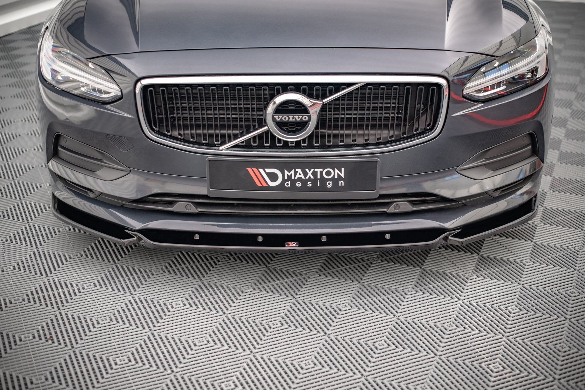 Prelungire splitter bara fata Volvo V90 Mk2 2016- v1 - Maxton Design