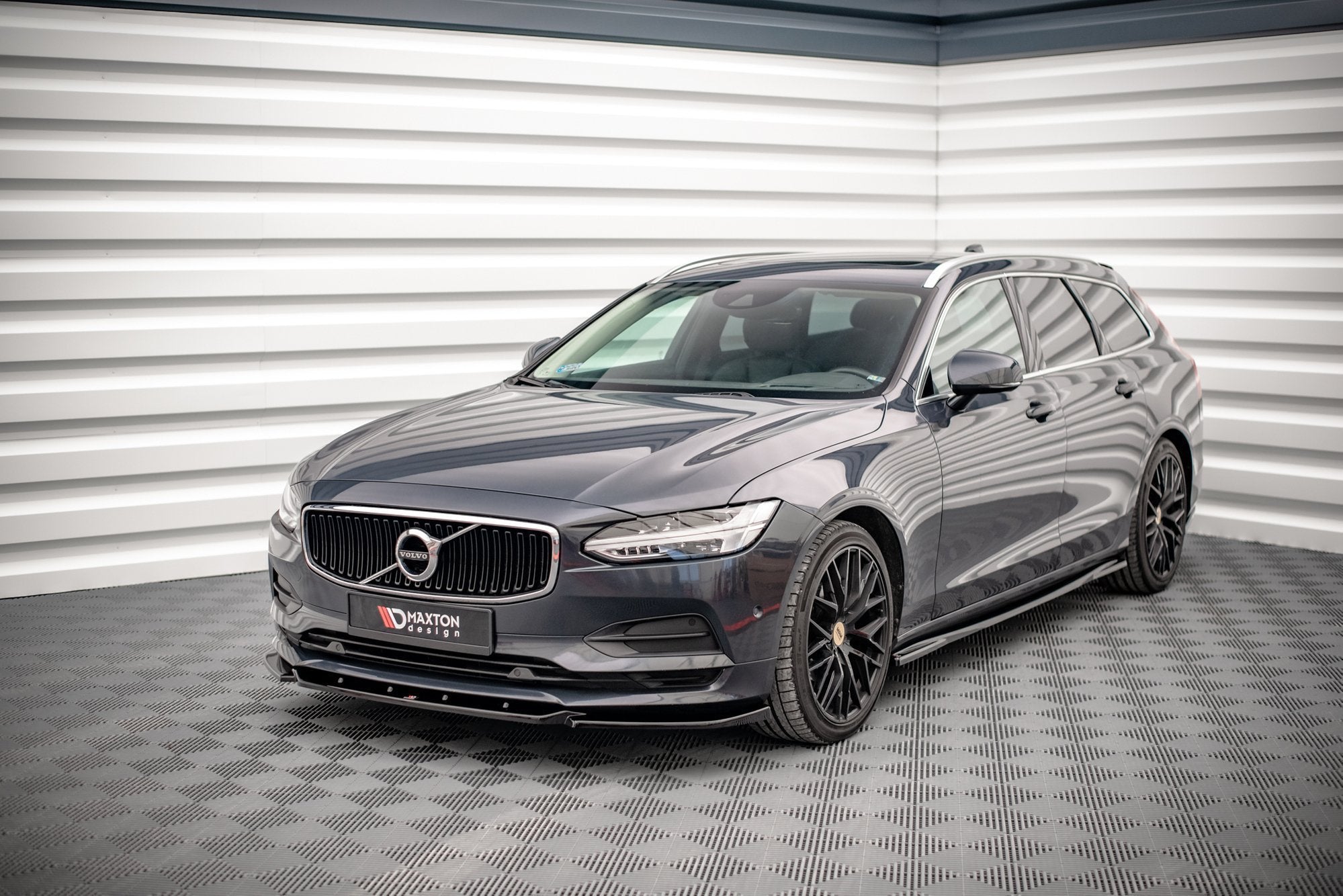 Prelungire splitter bara fata Volvo V90 Mk2 2016- v1 - Maxton Design