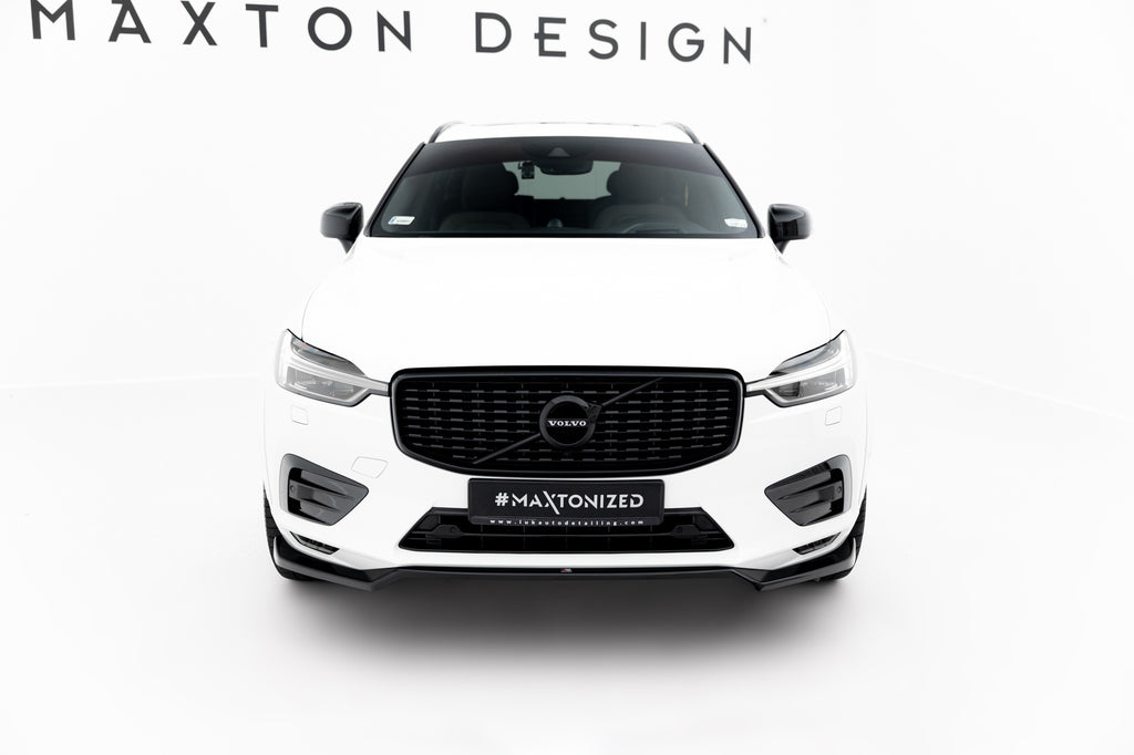 Prelungire splitter bara fata Volvo XC60 Mk2 R-Design 2017- v1 - Maxton Design