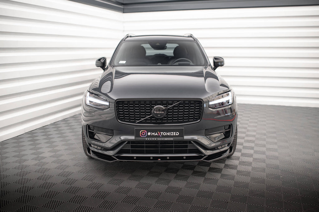 Prelungire splitter bara fata Volvo XC90 R-Design Mk2 Facelift 2019- v1 - Maxton Design