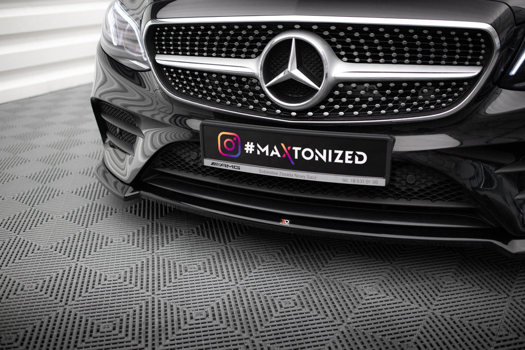 Prelungire splitter bara fata Mercedes E Class W213 Coupe Amg-Line 2017- v2 - Maxton Design