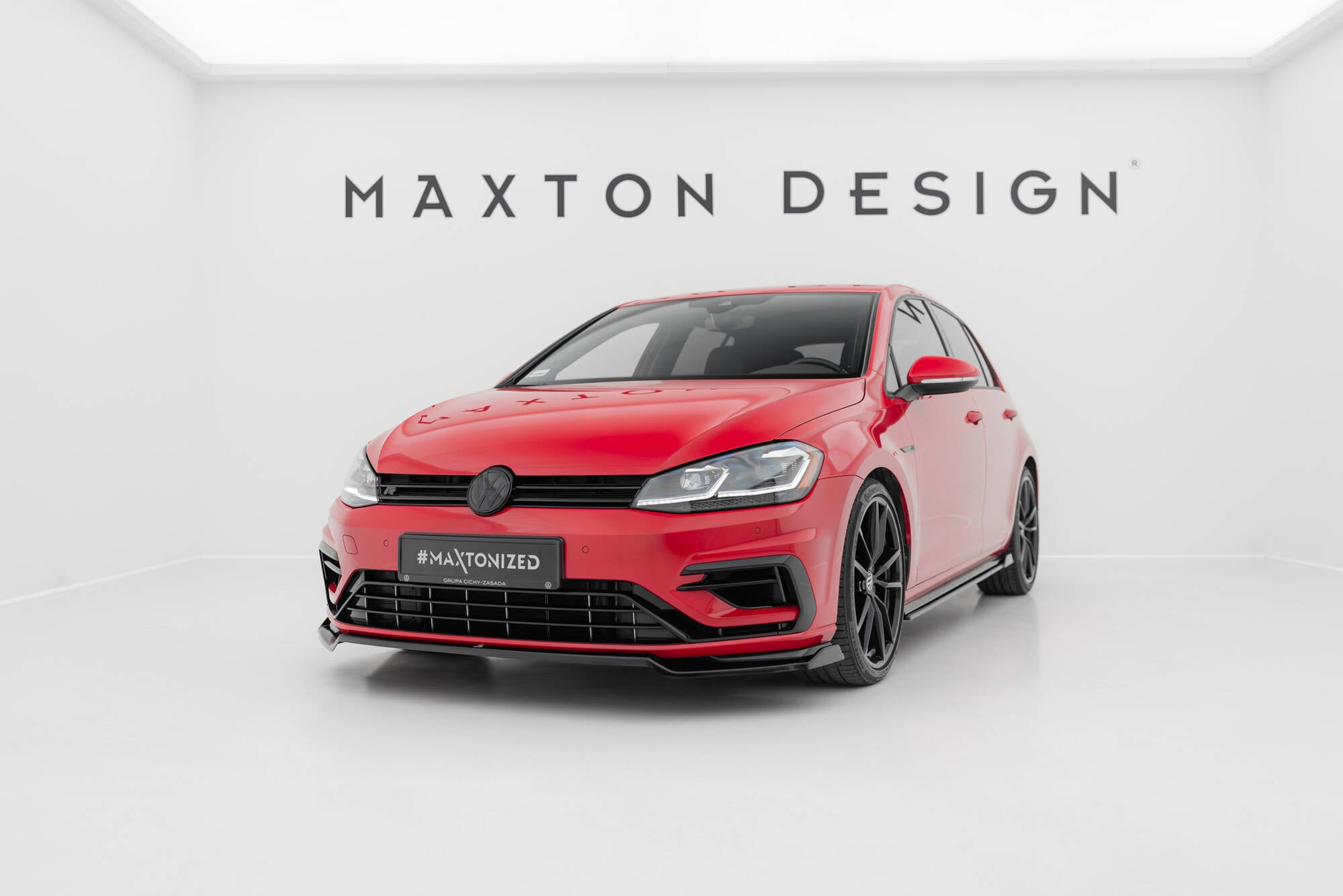 Prelungire splitter bara fata Volkswagen Golf 7 R Facelift 2017- v16 - Maxton Design