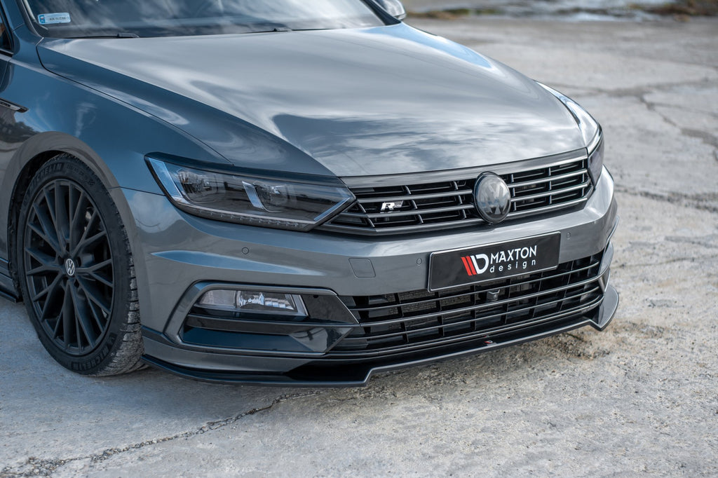 Prelungire splitter bara fata Volkswagen Passat B8 R-Line 2015- v10 - Maxton Design