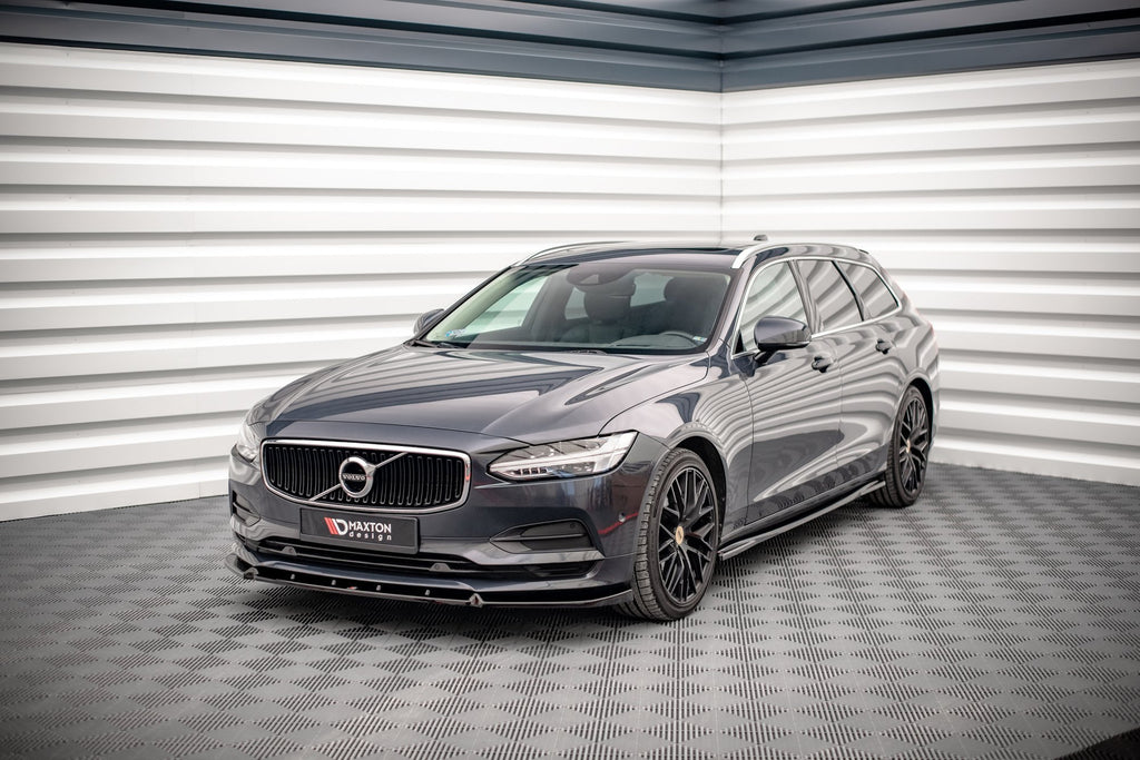 Prelungire splitter bara fata Volvo V90 Mk2 2016- v2 - Maxton Design