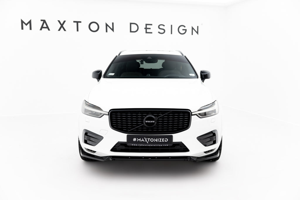 Prelungire splitter bara fata Volvo XC60 Mk2 R-Design 2017- v2 - Maxton Design