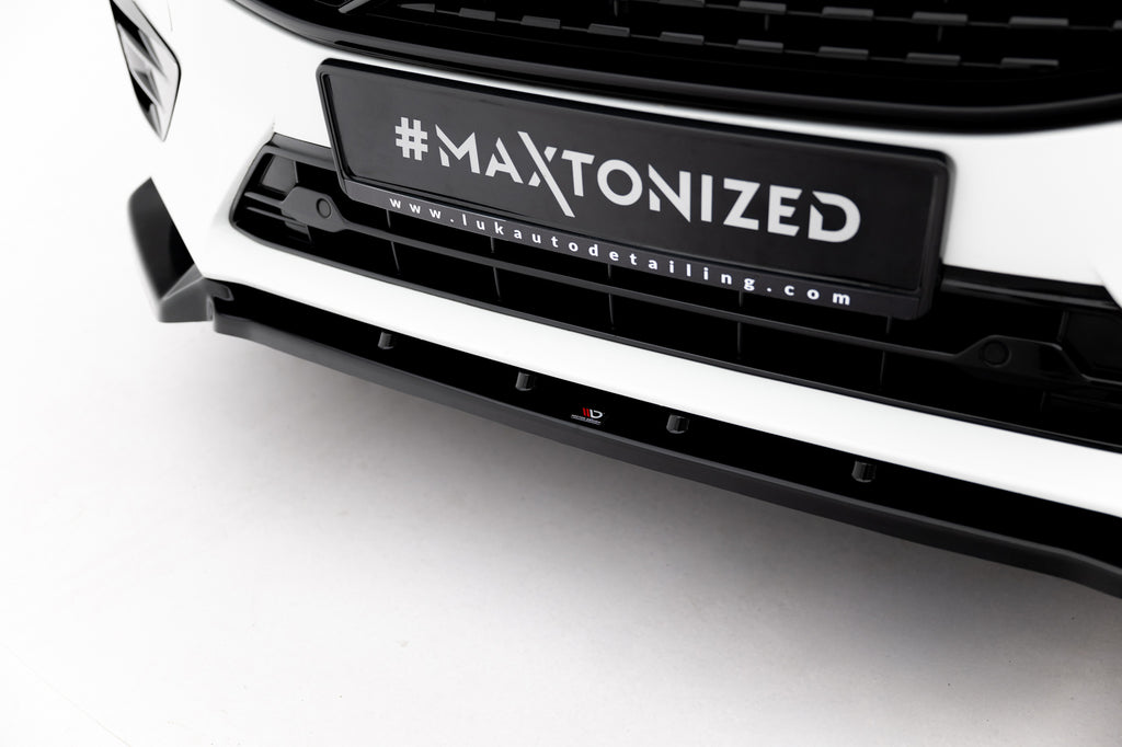 Prelungire splitter bara fata Volvo XC60 Mk2 R-Design 2017- v2 - Maxton Design