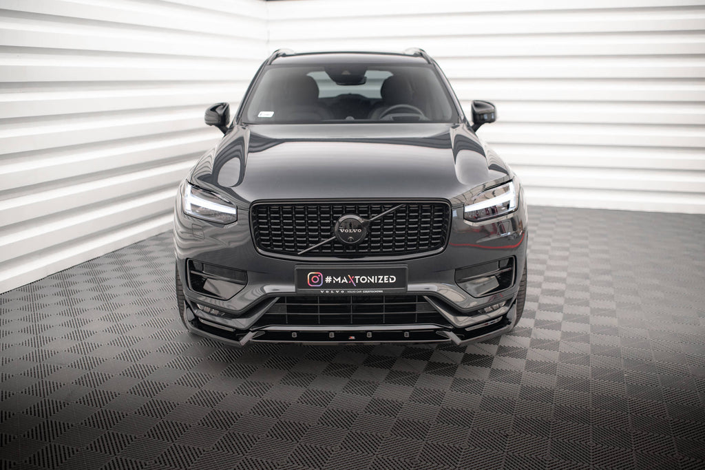 Prelungire splitter bara fata Volvo XC90 R-Design Mk2 Facelift 2019- v2 - Maxton Design