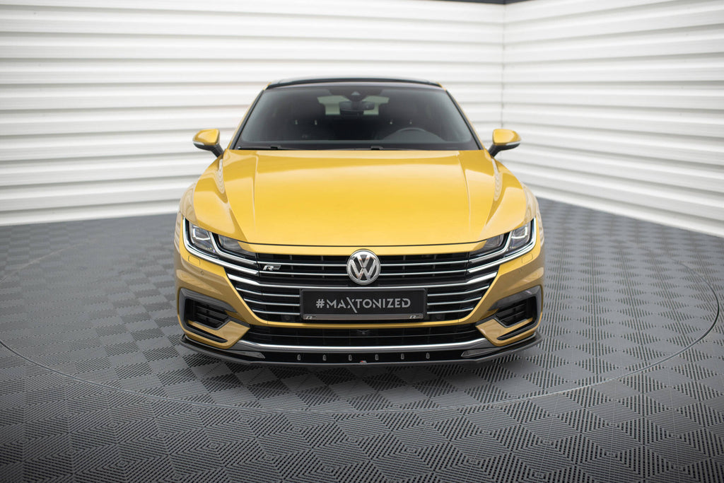 Prelungire splitter bara fata Volkswagen Arteon 2017- v3 - Maxton Design