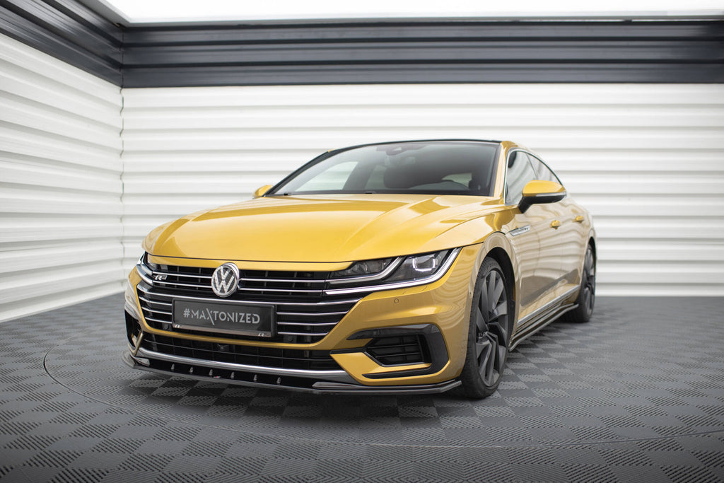 Prelungire splitter bara fata Volkswagen Arteon 2017- v3 - Maxton Design