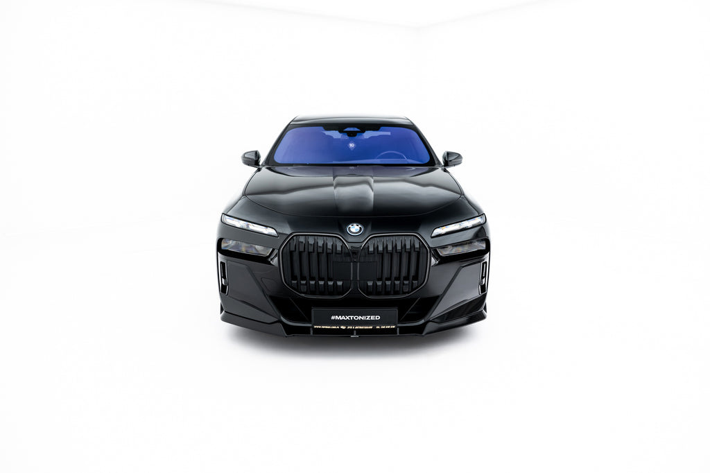 Prelungire splitter bara fata Bmw Seria 7 M-Pack / M760e / i7 M-Pack G70 2022- v6 - Maxton Design