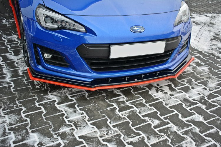 Prelungire splitter bara fata subaru brz facelift 2017- v7 - Maxton Design