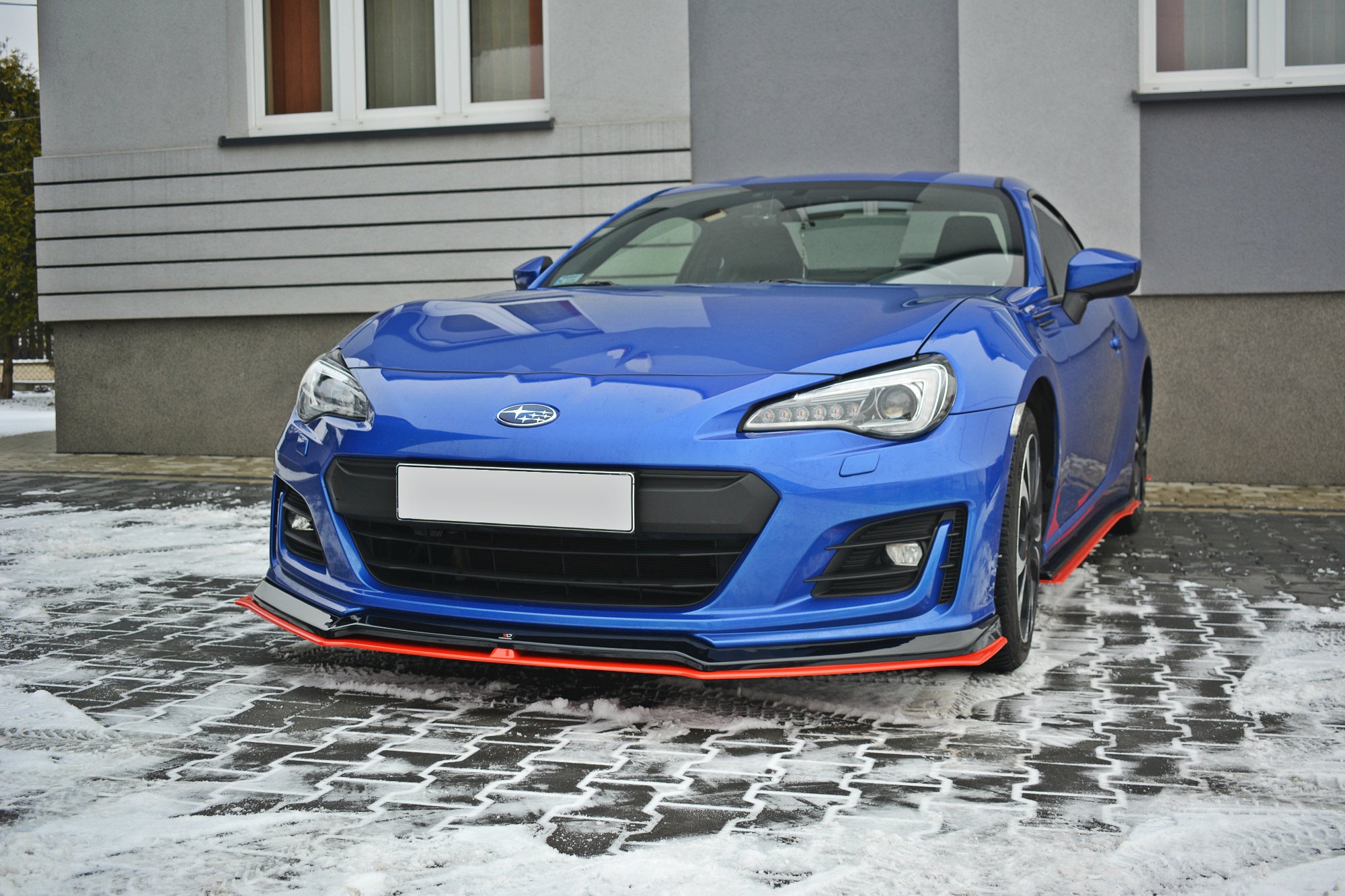 Prelungire splitter bara fata Subaru BRZ Facelift 2017- v8 - Maxton Design