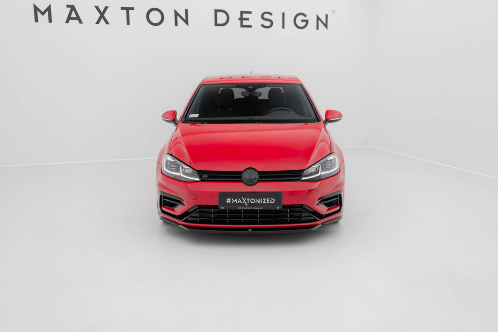 Prelungire splitter bara fata Volkswagen Golf 7 R Facelift 2017- v18 - Maxton Design