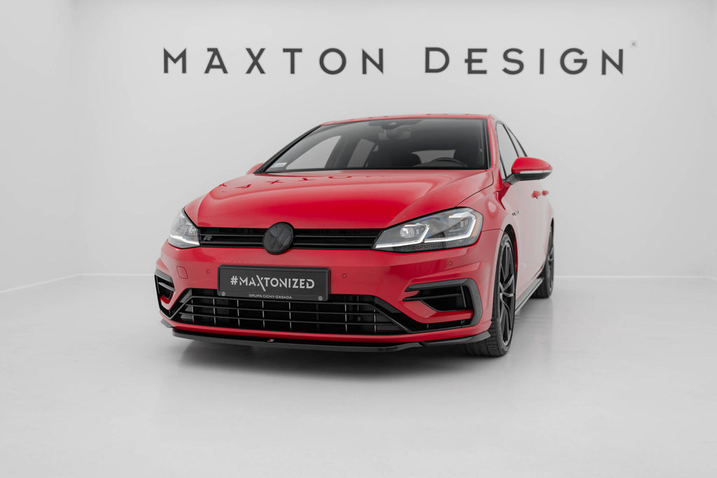Prelungire splitter bara fata Volkswagen Golf 7 R Facelift 2017- v18 - Maxton Design