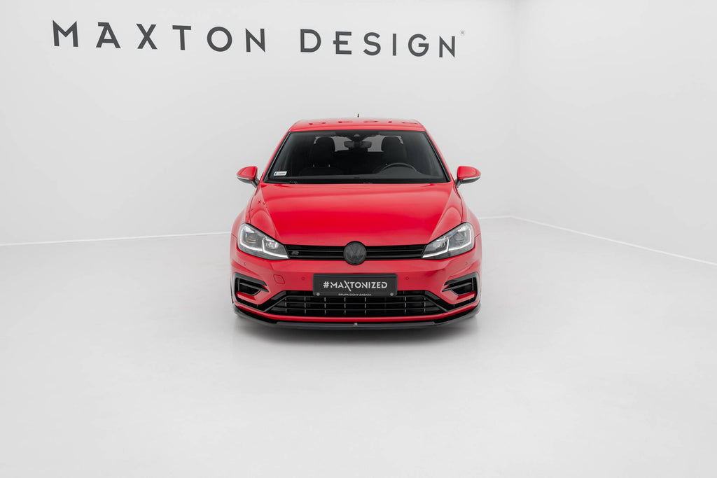 Prelungire splitter bara fata Volkswagen Golf 7 R Facelift 2017- v19 - Maxton Design