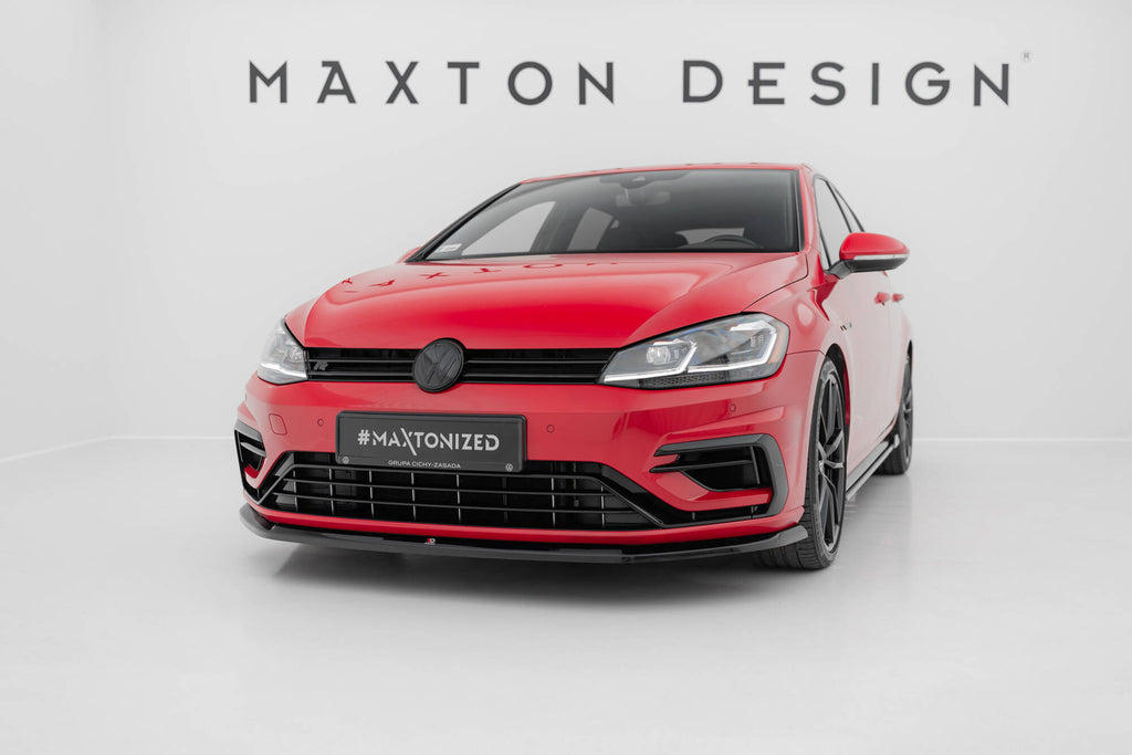 Prelungire splitter bara fata Volkswagen Golf 7 R Facelift 2017- v19 - Maxton Design