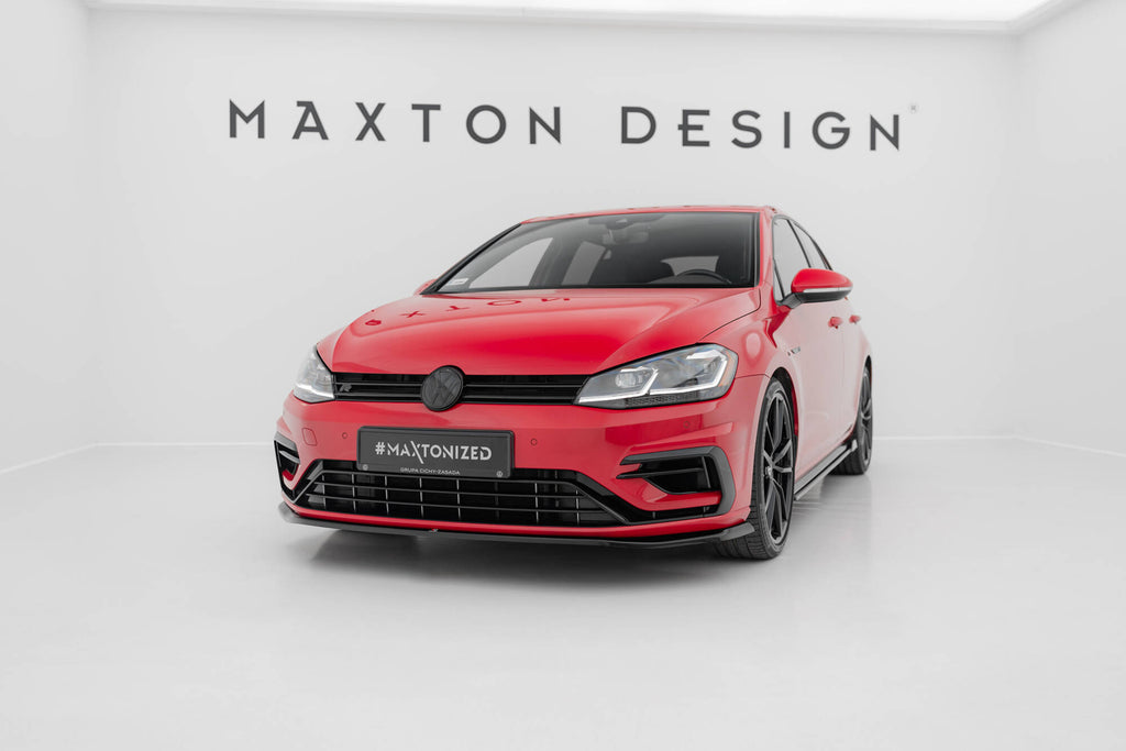 Prelungire splitter bara fata Volkswagen Golf 7 R Facelift 2017- v20 - Maxton Design