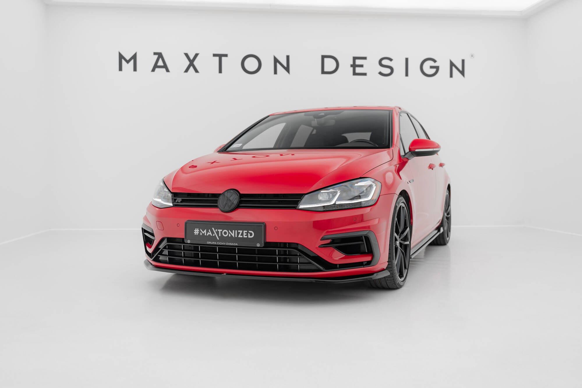 Prelungire splitter bara fata Volkswagen Golf 7 R Facelift 2017- v20 - Maxton Design