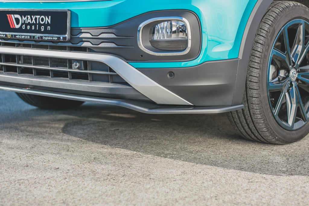 Prelungire splitter bara fata Volkswagen T-Cross 2018- v1 - Maxton Design