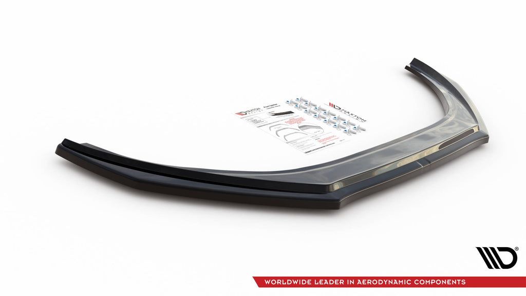 Prelungire splitter bara fata Volvo V40 2012-2019 v2 - Maxton Design